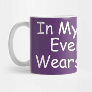 In My World Everyone Wears Purple Mug